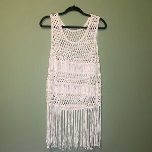 Women’s crochet boho top fits size M/L